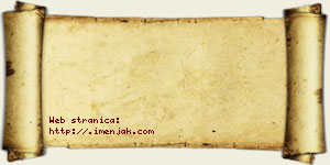 Aca Perunac vizit kartica